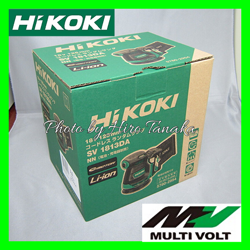 ハイコーキ HiKOKI コードレスランダムサンダ SV1813DA(NN) 本体のみ 