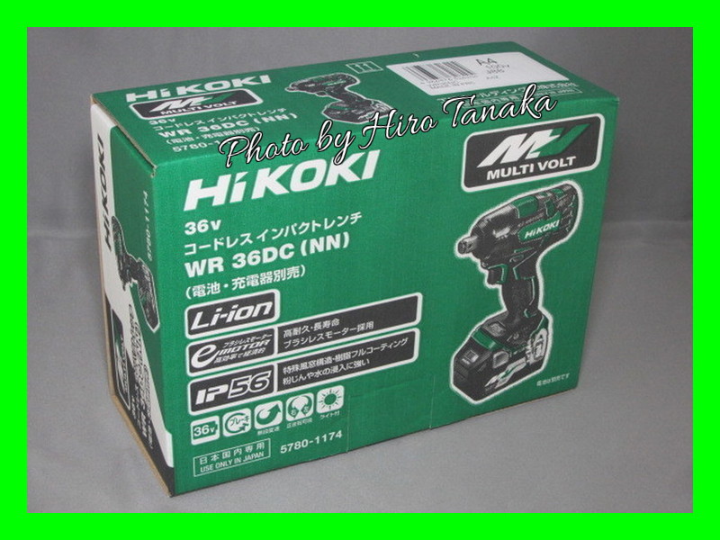 送料無料 ハイコーキ HiKOKI コードレスインパクトレンチ WR36DC(NN